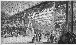 De Schweppes-fontein - het latere logo - op de wereldtentoonstelling van 1851 in Londen